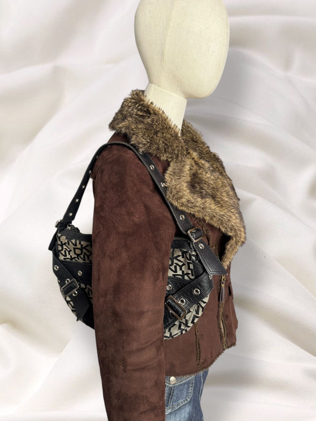 Hysteric Glamour Y2K / Boho Vintage Faux Fur Shearling/Sheepskin Style Jacket Size M / US 6-8 / IT 42-44 - 4 Thumbnail