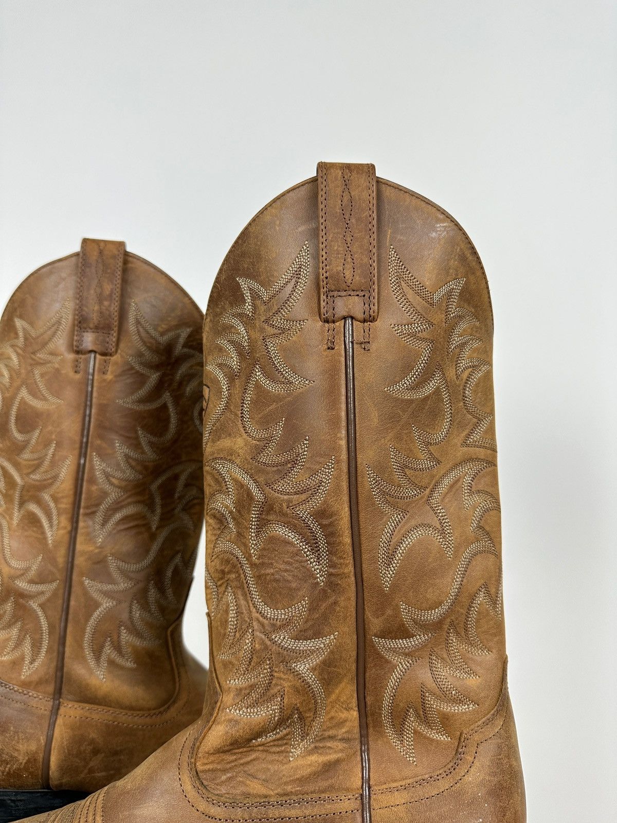 Ariat Ariat Brown Cowboy Western Leather Boots Size US 8.5 / EU 41-42 - 20 Thumbnail