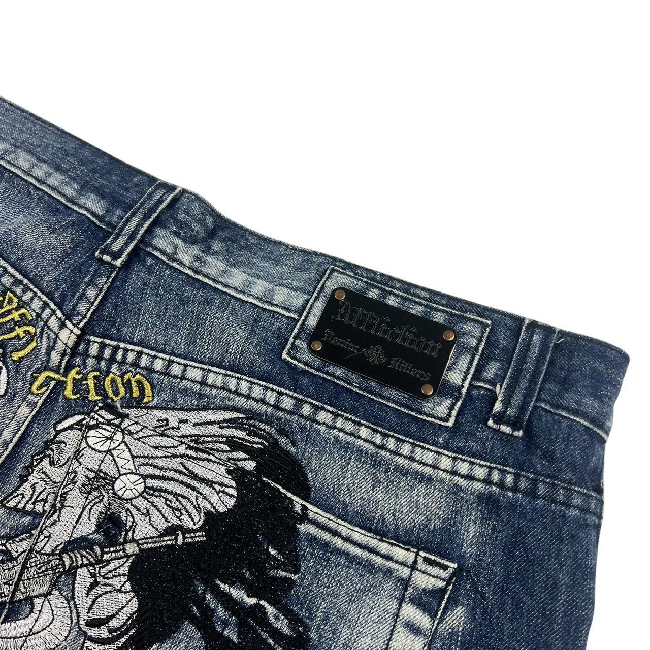 Affliction Affliction Embroidered Jeans - Waist: 40” Size US 40 / EU 56 - 4 Thumbnail