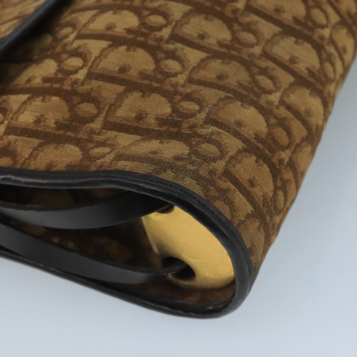Dior DIOR Trotter Canvas Shoulder Bag Brown Size ONE SIZE - 11 Thumbnail