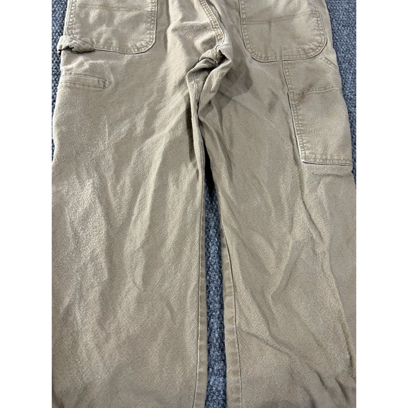 Wrangler Wrangler Jeans Mens 38x32 Beige Cotton Regular Straight 5-Pocket Workwear Denim Brownish/Kakhi? Size US 38 / EU 54 - 7 Thumbnail