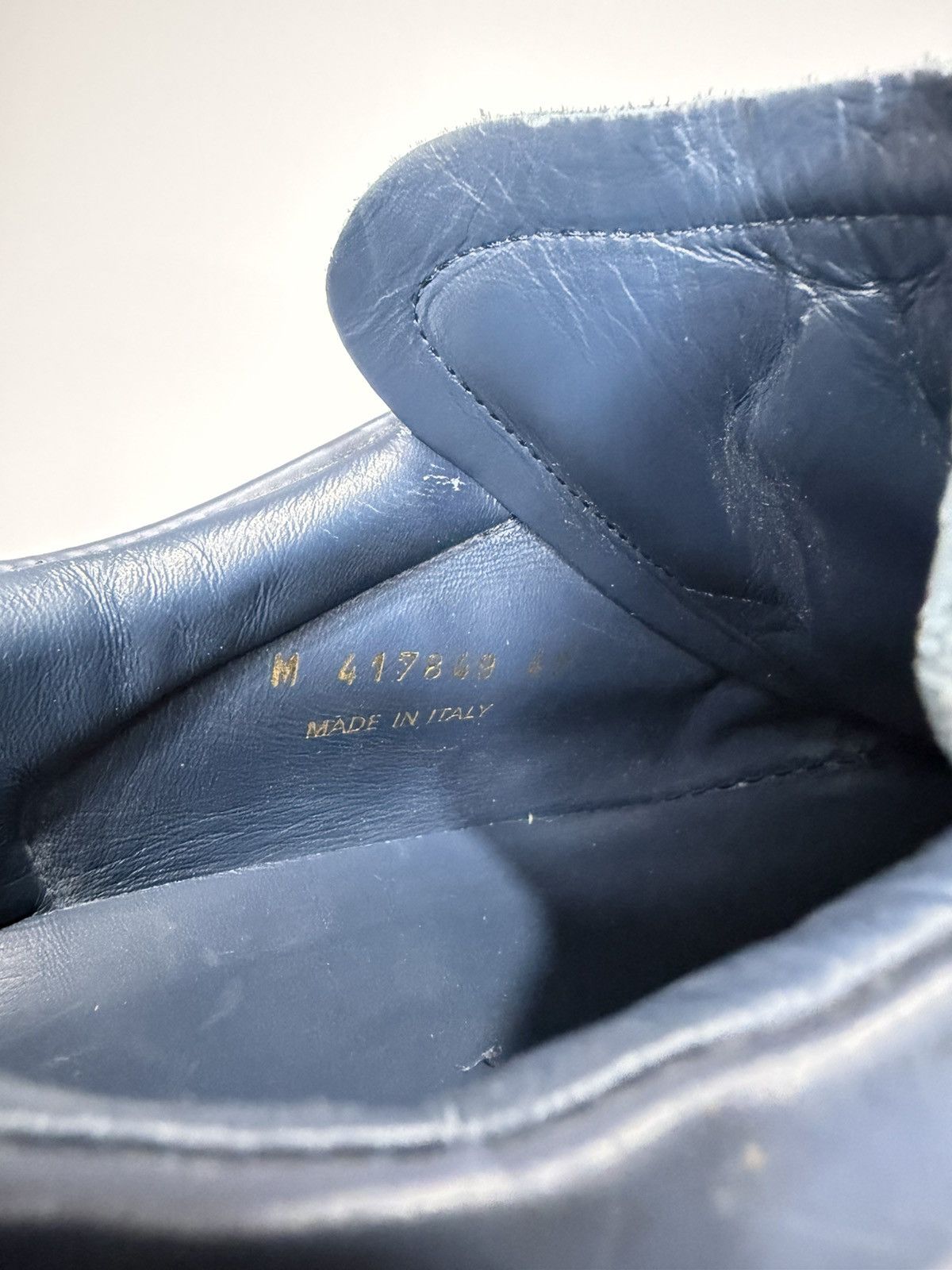 Saint Laurent Paris Saint Laurent blue Leather Andy Low Top Sneakers Size 42 EU Size US 9 / EU 42 - 10 Thumbnail
