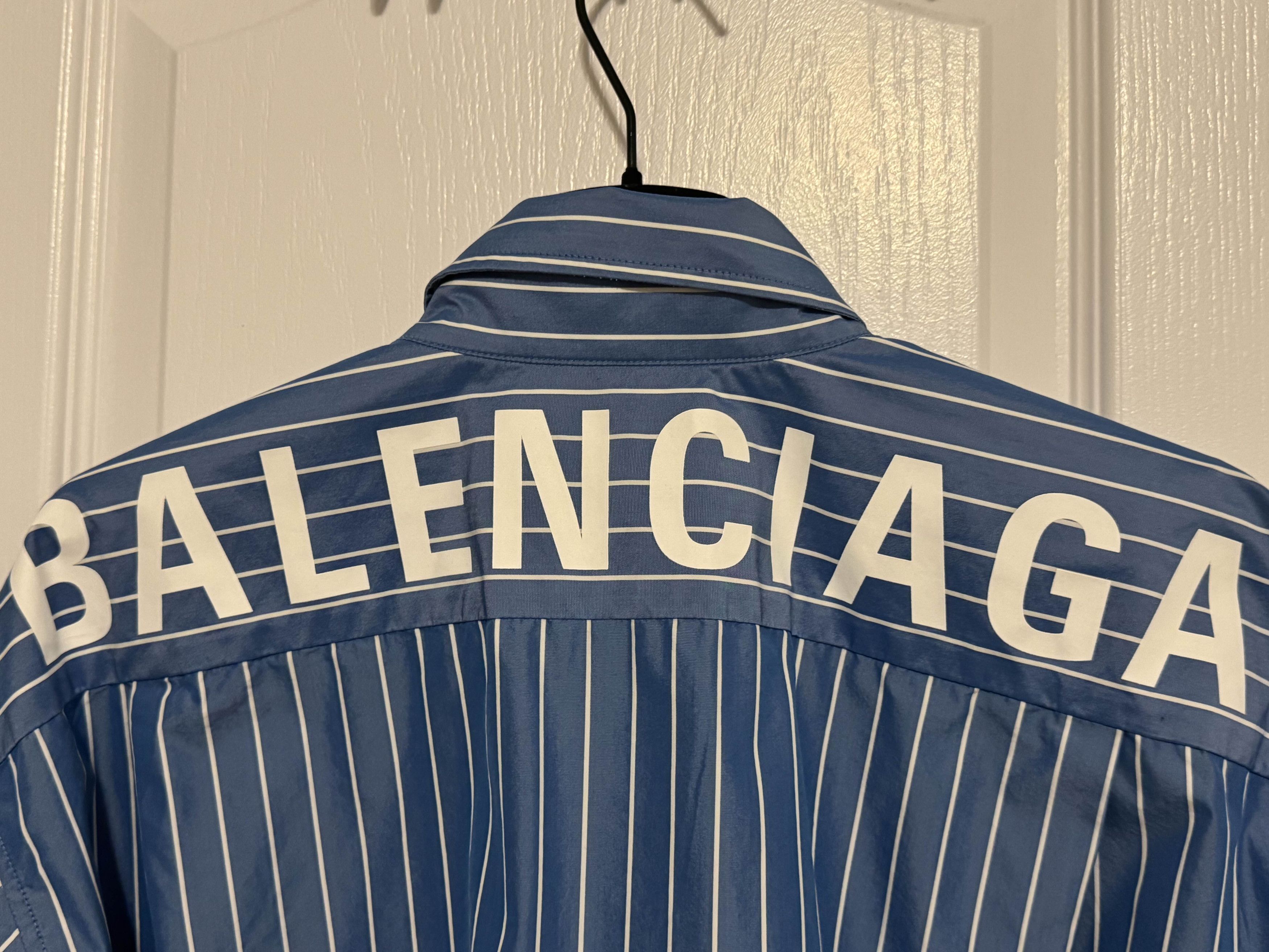 Balenciaga BALENCIAGA Striped Button-Up Size US L / EU 52-54 / 3 - 2 Thumbnail