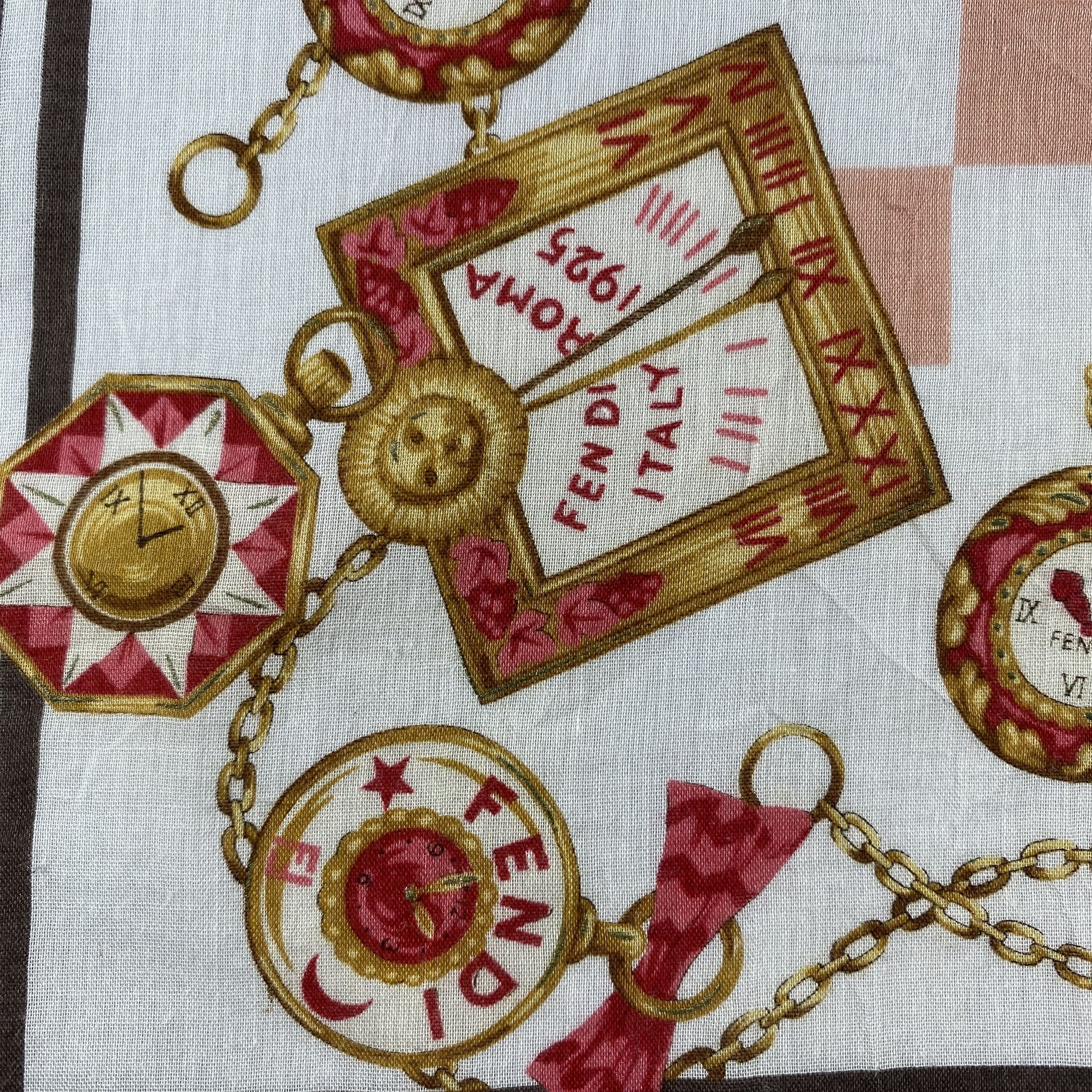 Vintage Fendi Bandana/ Handkerchief / Neckerchief Size ONE SIZE - 4 Thumbnail