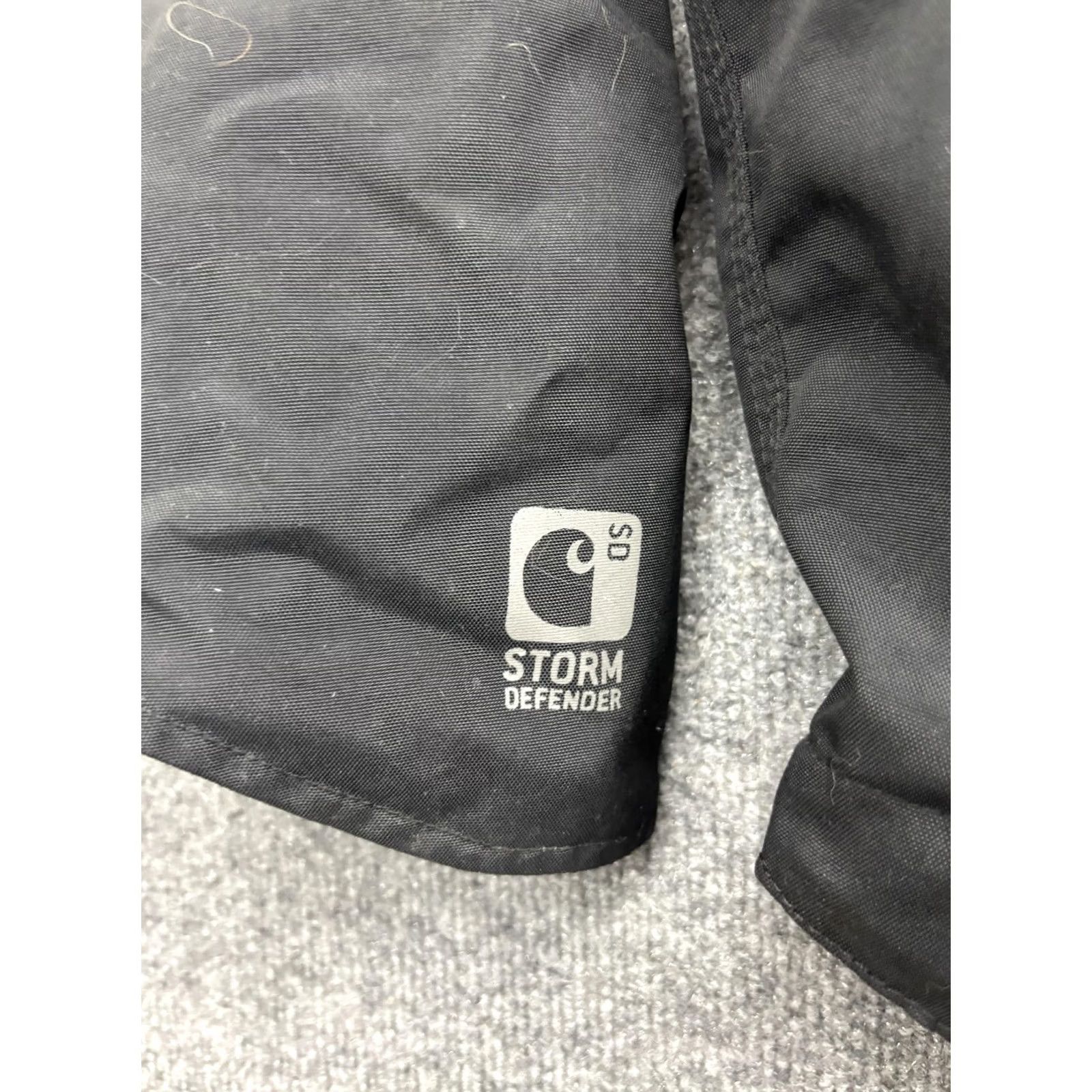 Carhartt Carhartt J162 Storm Defender Hooded Waterproof Jacket Mens Medium Black Size US M / EU 48-50 / 2 - 8 Thumbnail