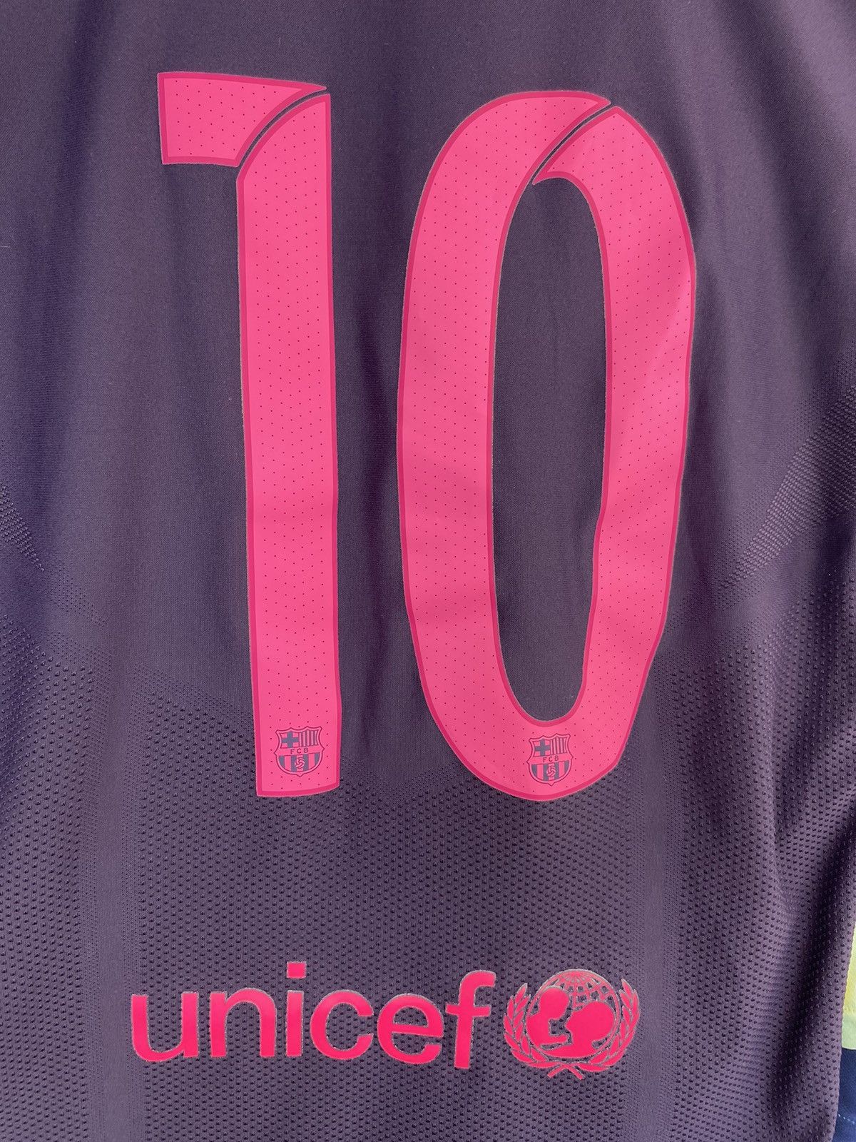 Nike 2016 NIKE BARCELONA #10 MESSI PLAYER ISSUE FOOTBALL JERSEY Size US S / EU 44-46 / 1 - 10 Thumbnail