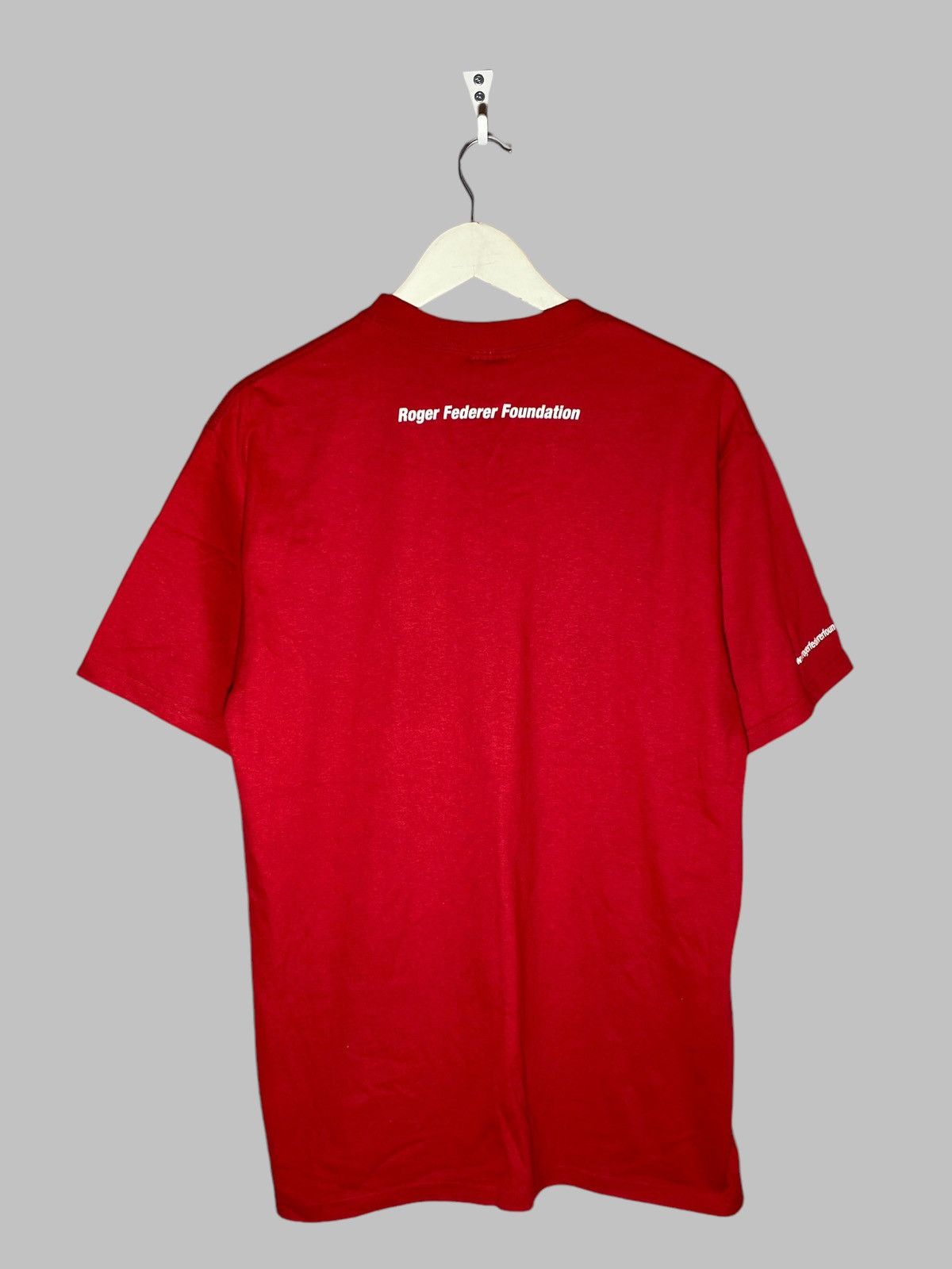 Nike Vintage Nike Roger Federer Central Swoosh T-shirt Size US M / EU 48-50 / 2 - 2 Thumbnail