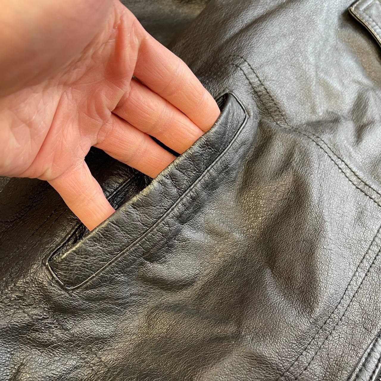 Japanese Brand Japanese Brand Leather Jackets Y2K Streetwear Vintage Sz XL Size US XL / EU 56 / 4 - 12 Thumbnail