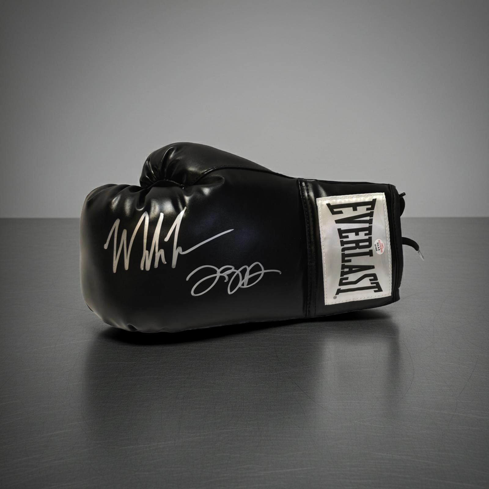 Other Mike Tyson Buster Douglas signed boxing glove PAAS COA Size ONE SIZE - 1 Thumbnail