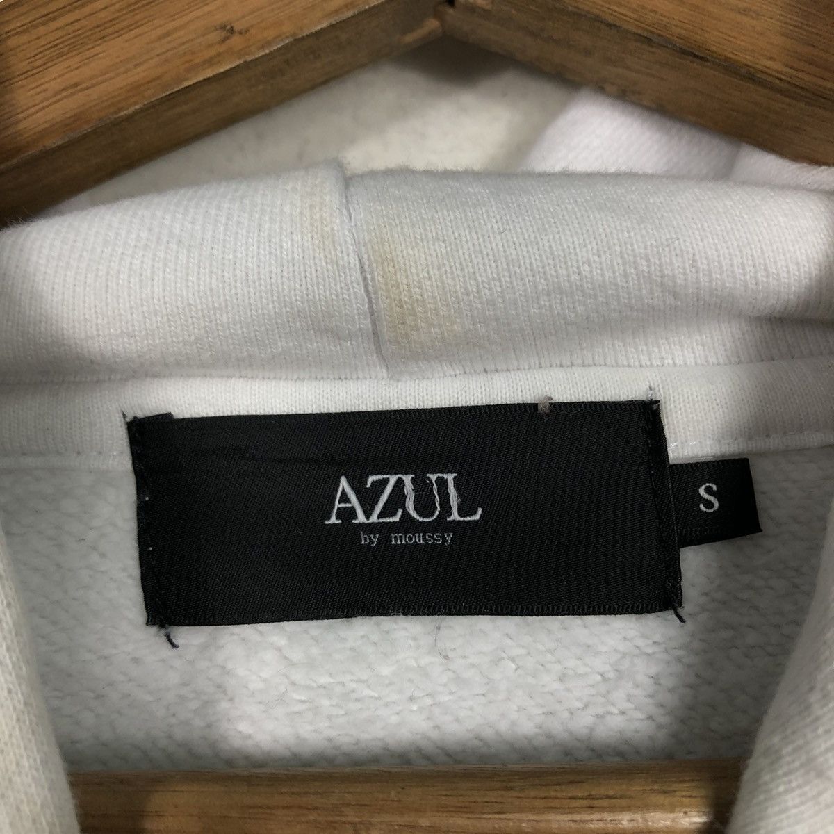 Japanese Brand 📌Moment of Clarity Azul Hoodie Pull Over Big Logo Size US S / EU 44-46 / 1 - 16 Thumbnail