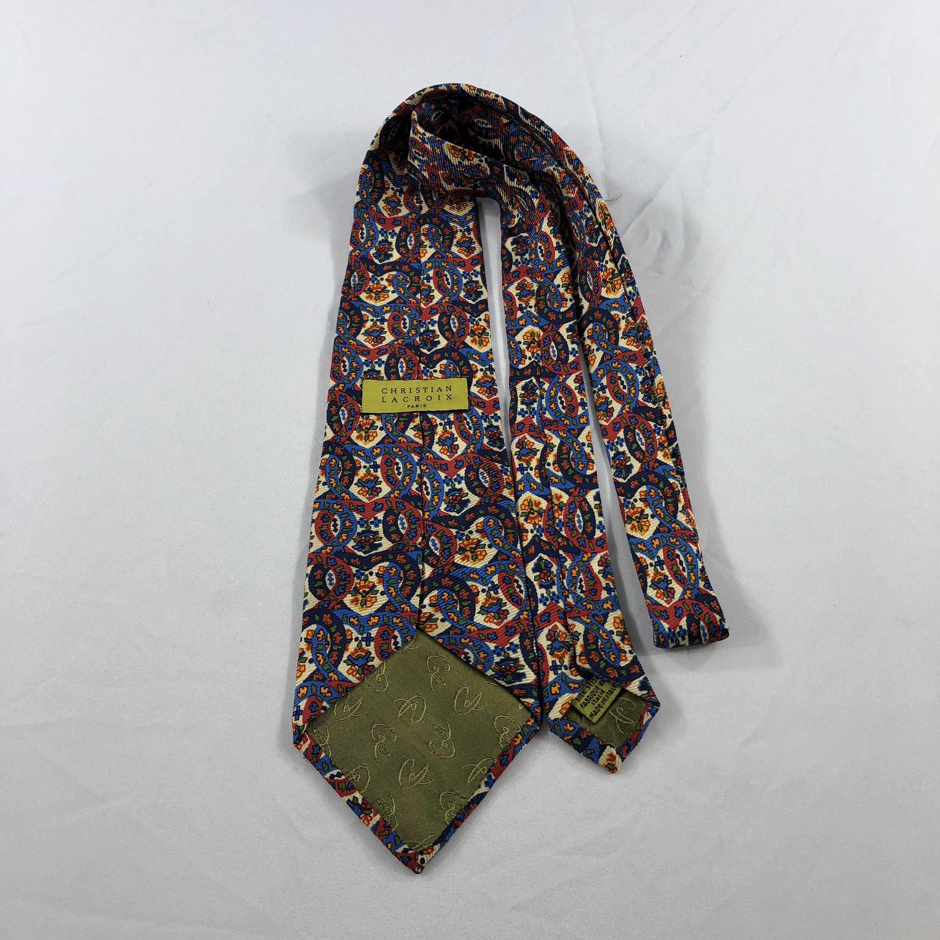 Christian Lacroix Homme × Vintage Christian Lacroix Silk Neck Ties T85 Size ONE SIZE - 2 Thumbnail