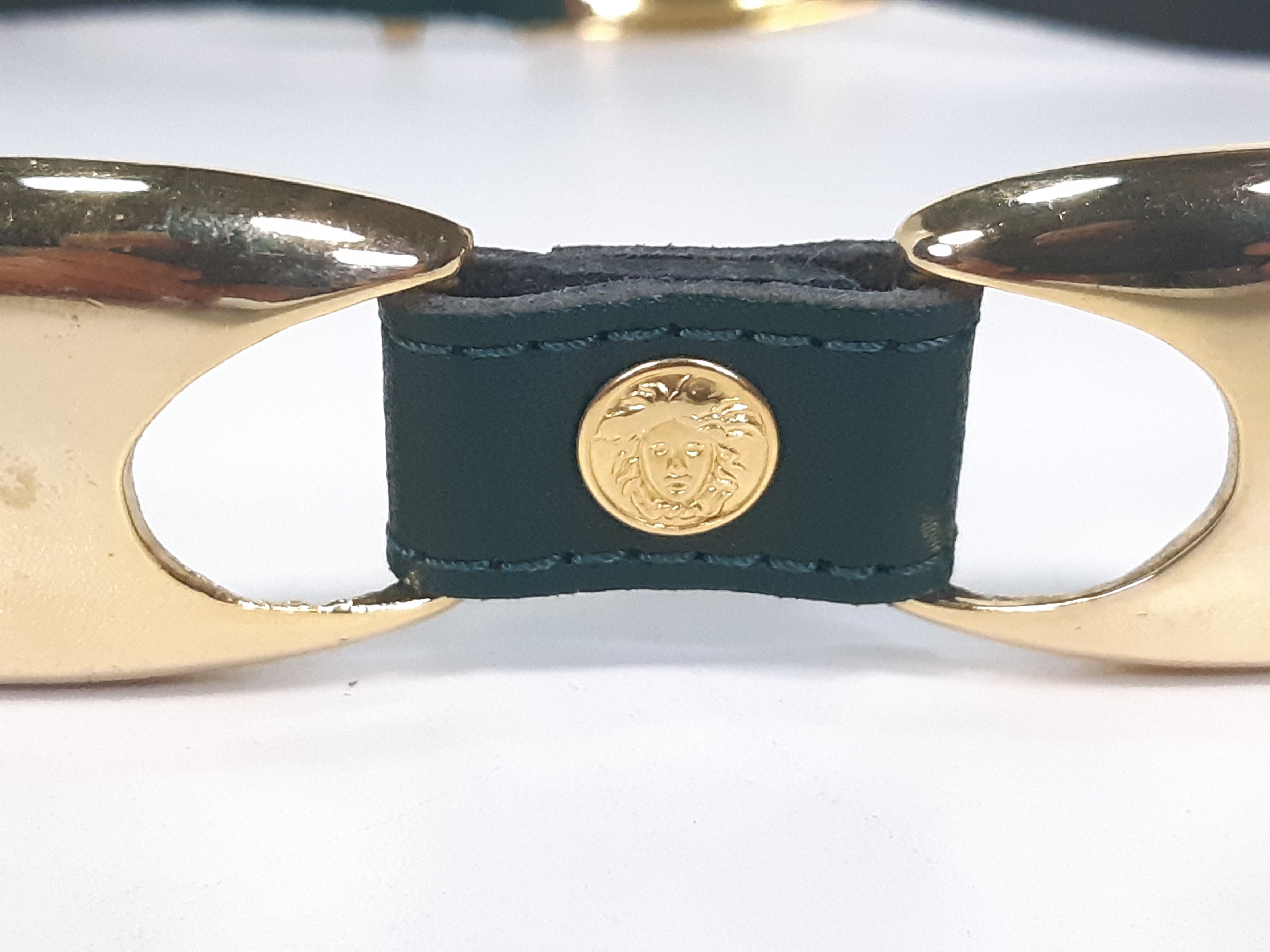 Other Vintage Metal/Coated Split Leather France belt NEW Size ONE SIZE - 7 Thumbnail