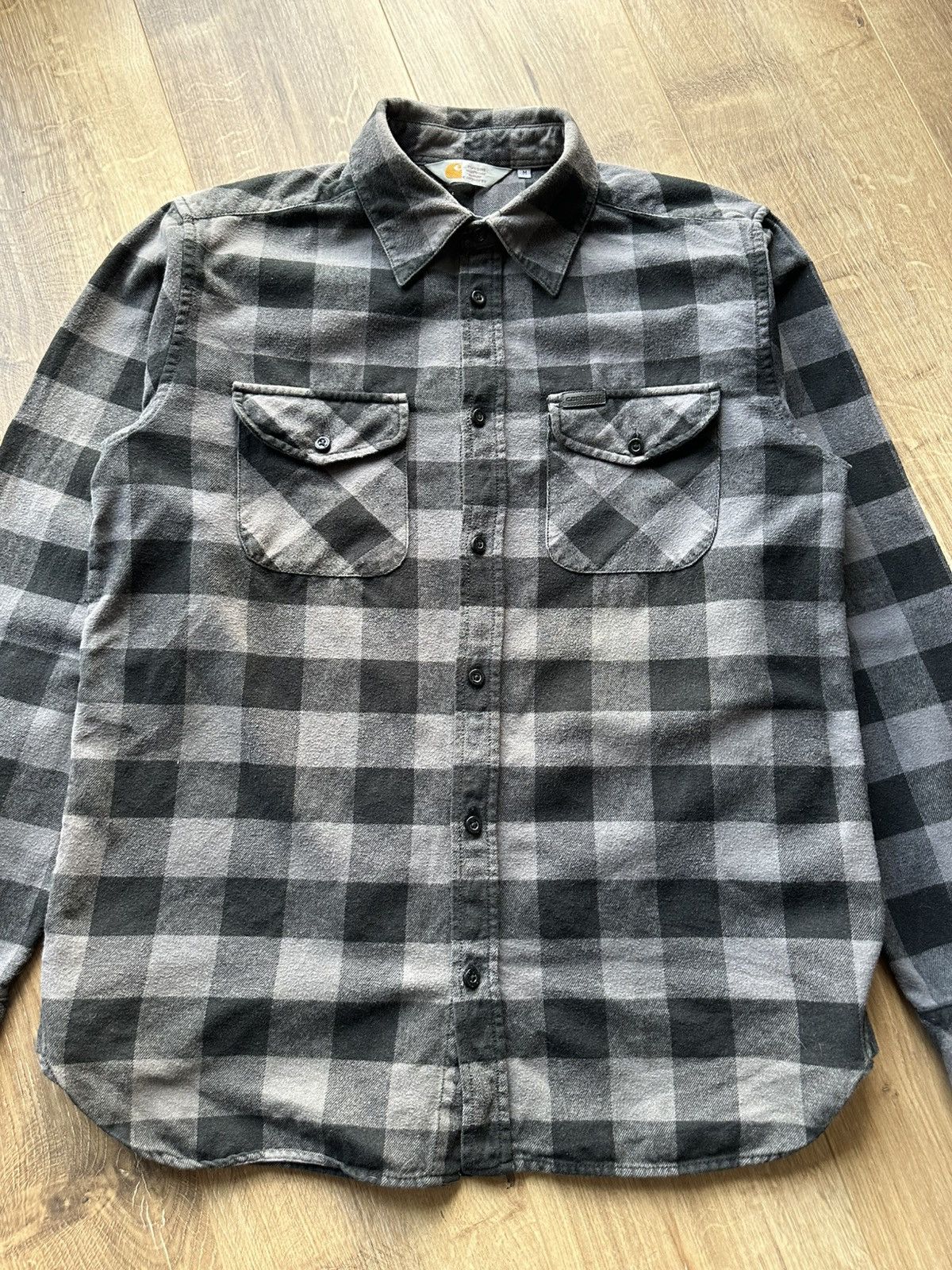 Carhartt × Vintage Vintage Carhartt L/S Jack Flannel Plaid Shirt Size US M / EU 48-50 / 2 - 3 Thumbnail