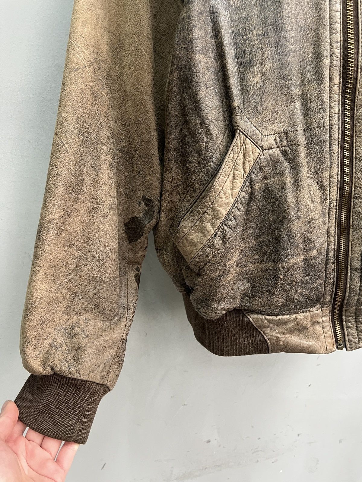 Schott Leather ma 1 bomber jacket retro vibe streetwear y2k Size US M / EU 48-50 / 2 - 5 Thumbnail