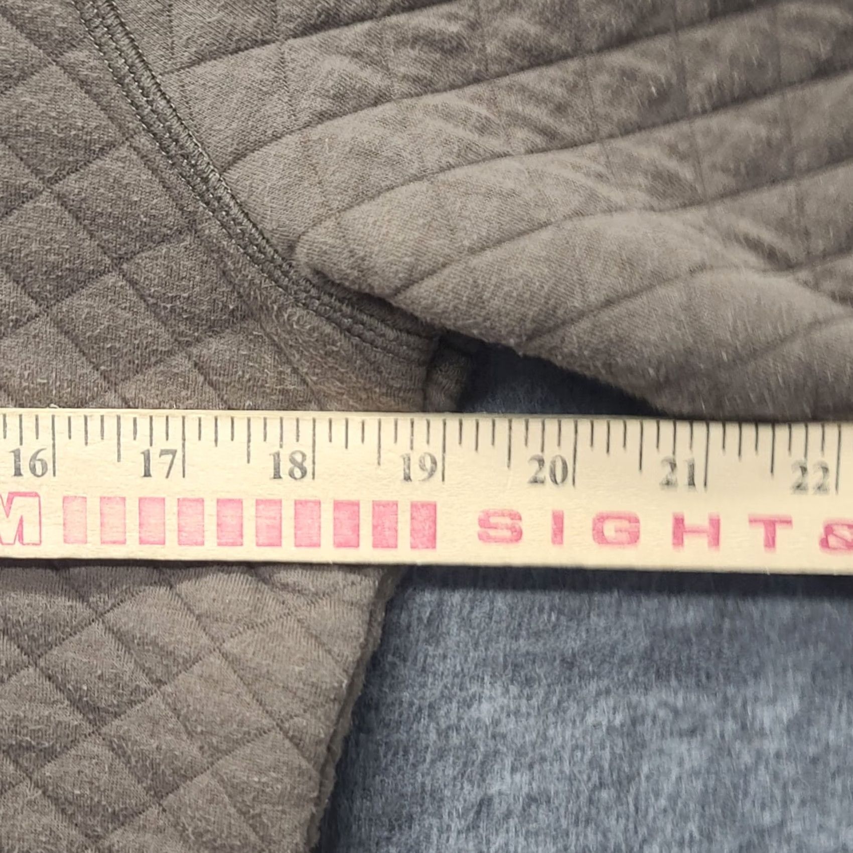Vintage Duluth Trading Sweatshirt Womens XS Relaxed Knit Quilted Pullover Brown Mock Neck Long Sleeve Casual Size XS / US 0-2 / IT 36-38 - 3 Thumbnail