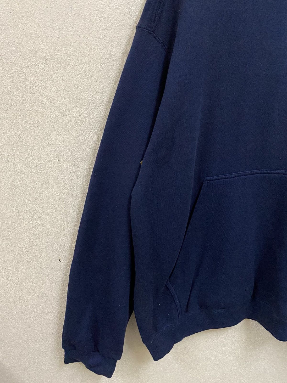 Nike Vintage 90s Nike Hoodie Center Navy Blue Size US L / EU 52-54 / 3 - 5 Thumbnail
