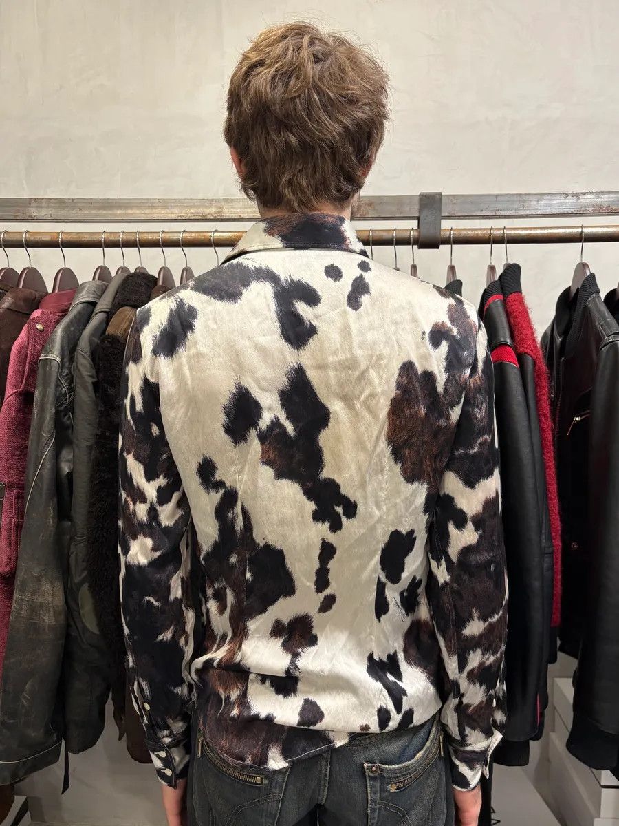 Roberto Cavalli AW2004 Cavalli Cowprint Effect Shirt Size US M / EU 48-50 / 2 - 3 Thumbnail