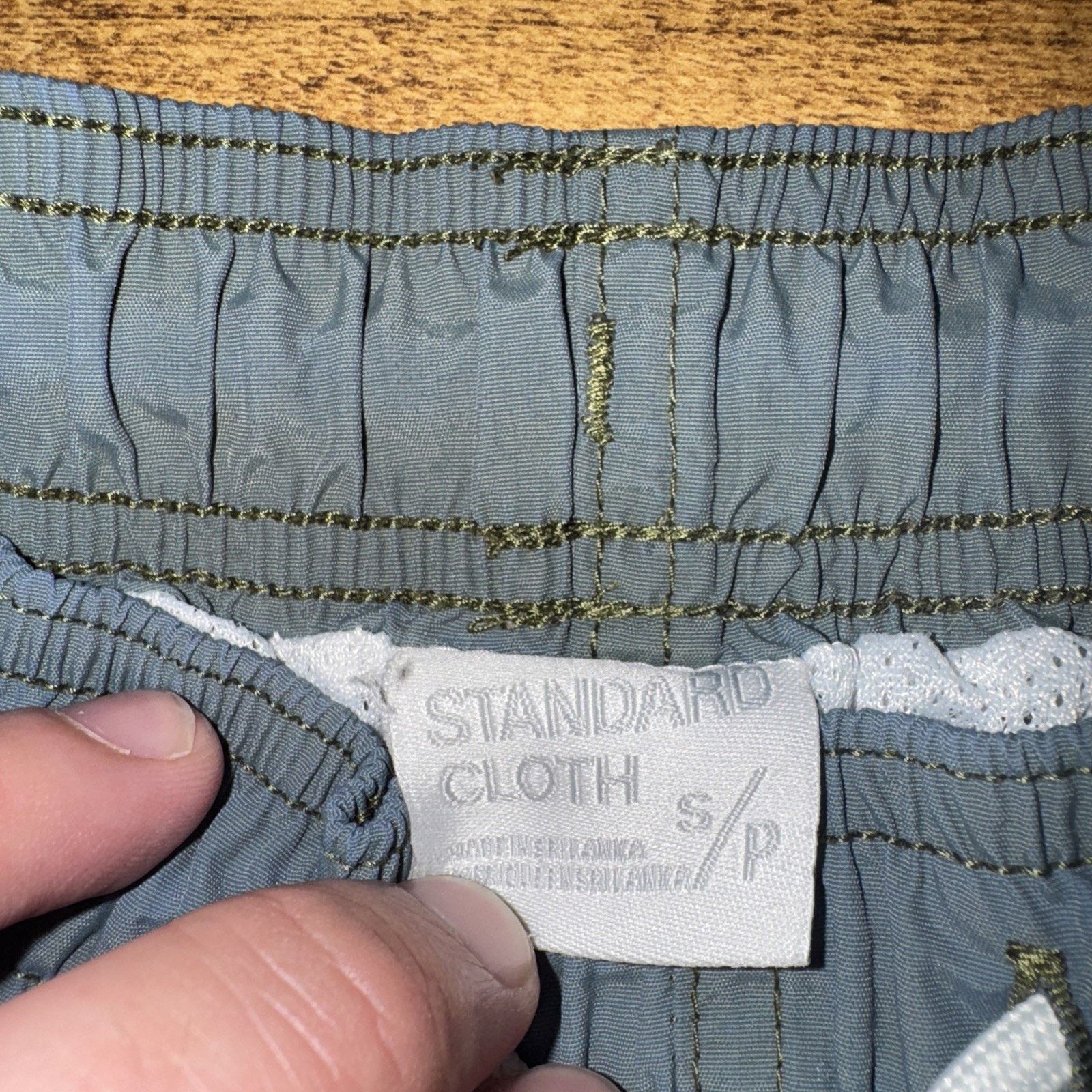 Standard Cloth × Vintage Standard Cloth Nylon Volleyball Shorts Green Small 24x5 Size US 26 / EU 42 - 2 Thumbnail