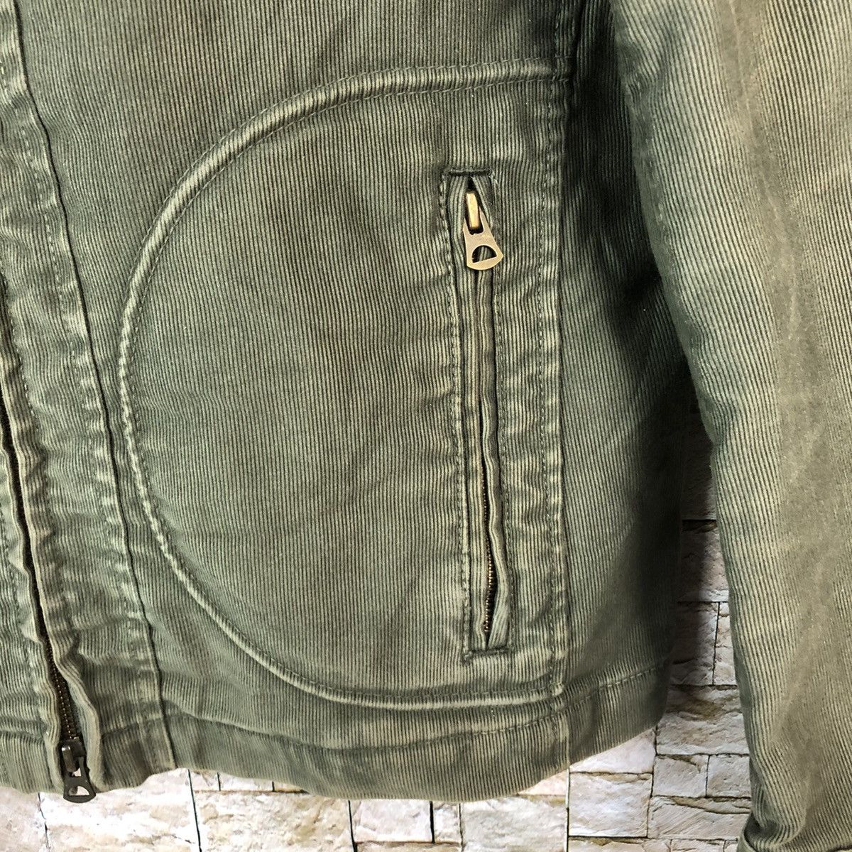 Japanese Brand Design Works Green faded jacket vintage #A668 Size US S / EU 44-46 / 1 - 12 Thumbnail