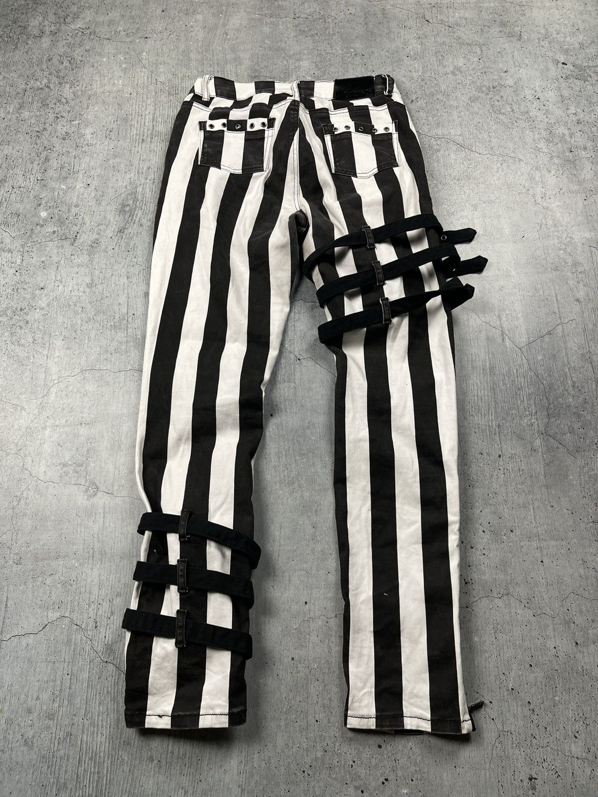 Other 🔥VERY RARE GOTHICANA BY EMP AVANT GARDE BONDAGE PANTS🔥 Size US 29 - 19 Thumbnail