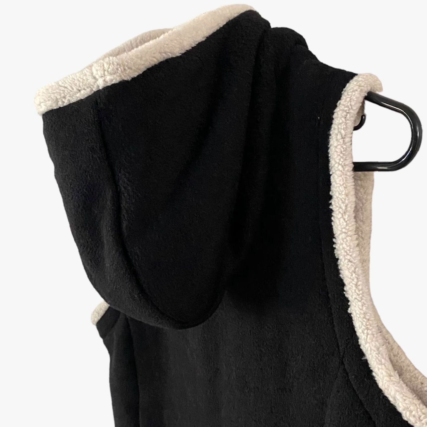 Vintage Kuhl Vest Hooded Alfpaca Fleece Sherpa Full-Zip Insulated Black Women's Small Size S / US 4 / IT 40 - 5 Thumbnail