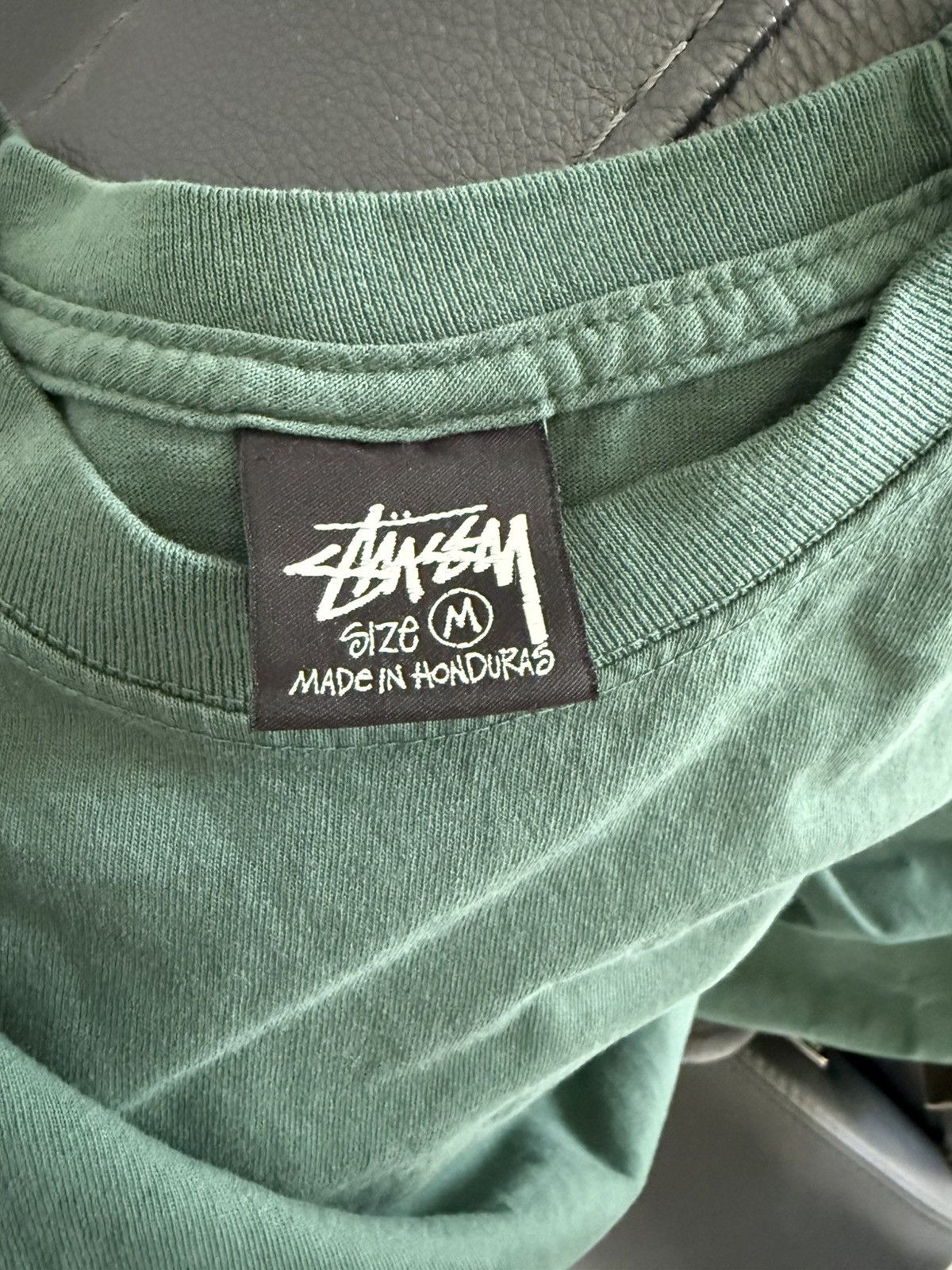 Stussy Green Stussy Pigment Dyed Tee Size Medium Size US M / EU 48-50 / 2 - 3 Thumbnail