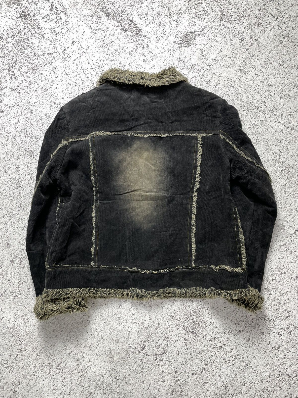 Japanese Brand 2000s IOIIOI - avant garde goth cropped faux fur jacket y2k Size M / US 6-8 / IT 42-44 - 5 Thumbnail
