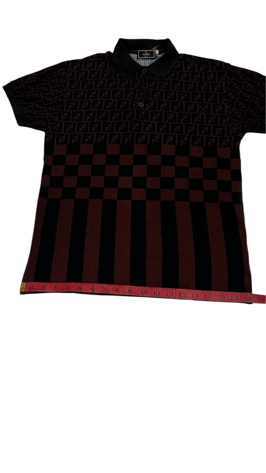 Fendi FENDI MONOGRAM POLOS SHIRT x DESIGNER x RARE Size US S / EU 44-46 / 1 - 7 Thumbnail