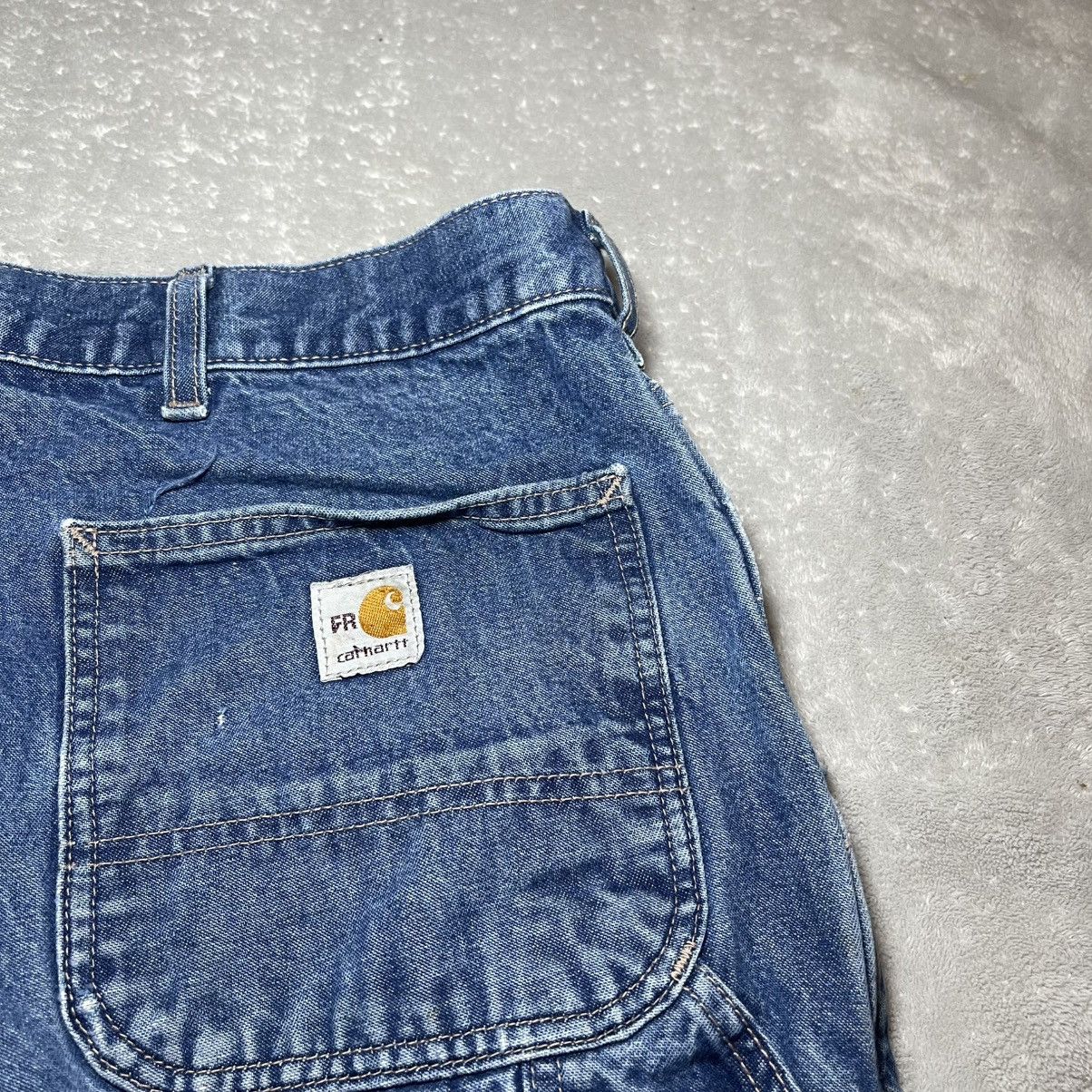 Carhartt Vintage 90s Carhartt Flame Resistant Jeans Mens 46x32 FR Size US 44 / EU 60 - 5 Thumbnail