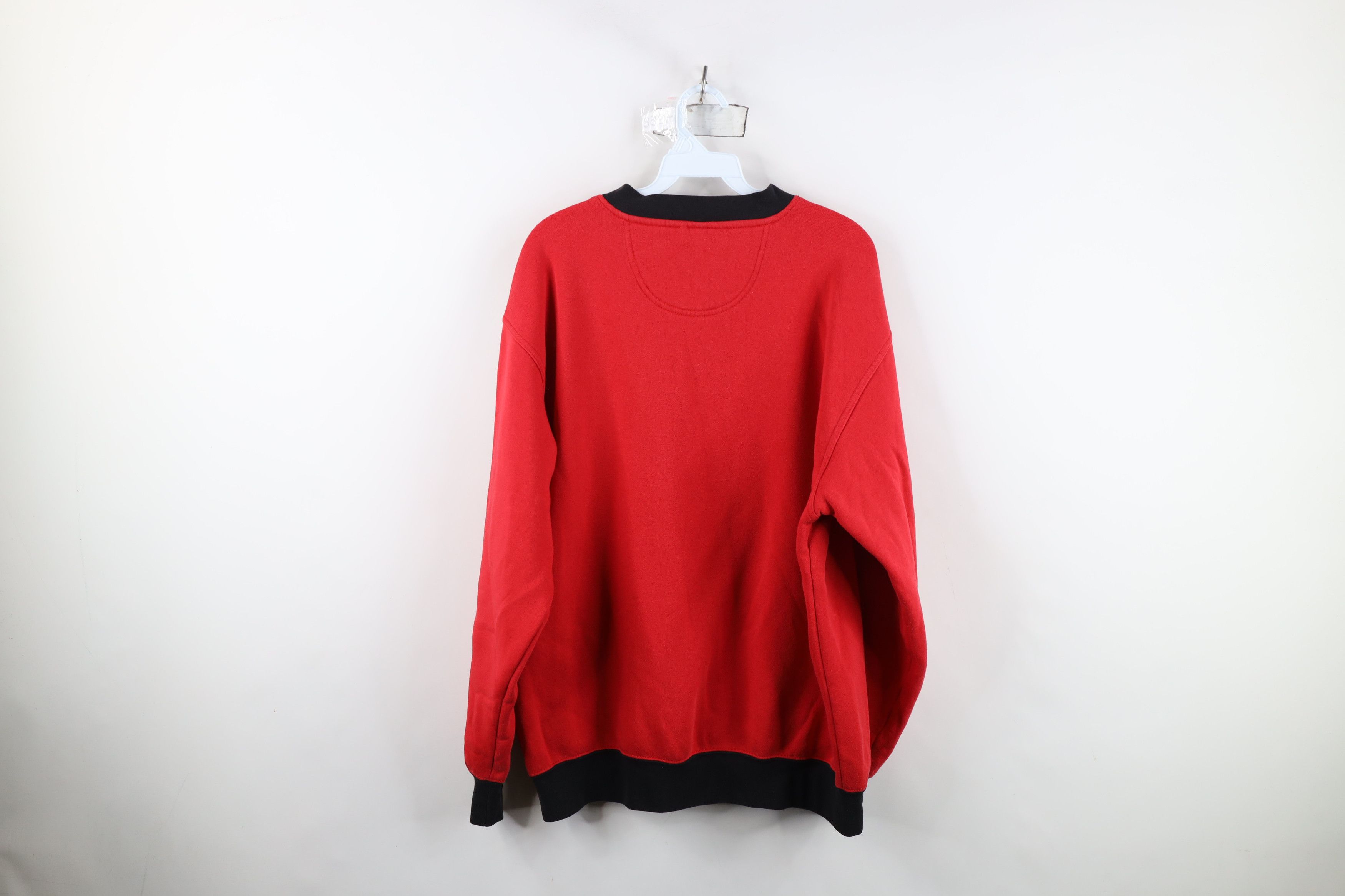 Vintage Vintage 90s Spell Out Ohio State University Sweatshirt Red Size US L / EU 52-54 / 3 - 11 Thumbnail