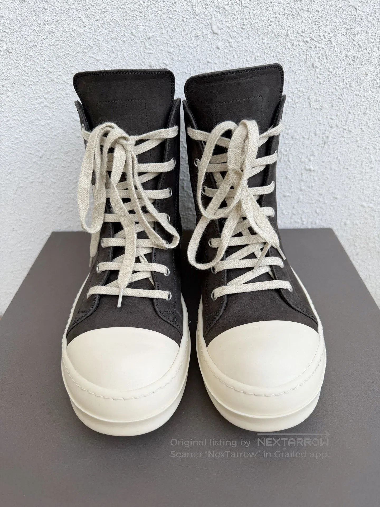 Rick Owens Rick Owens x Converse Gray Suede High-Top. Size US 8 / EU 41 - 2 Thumbnail