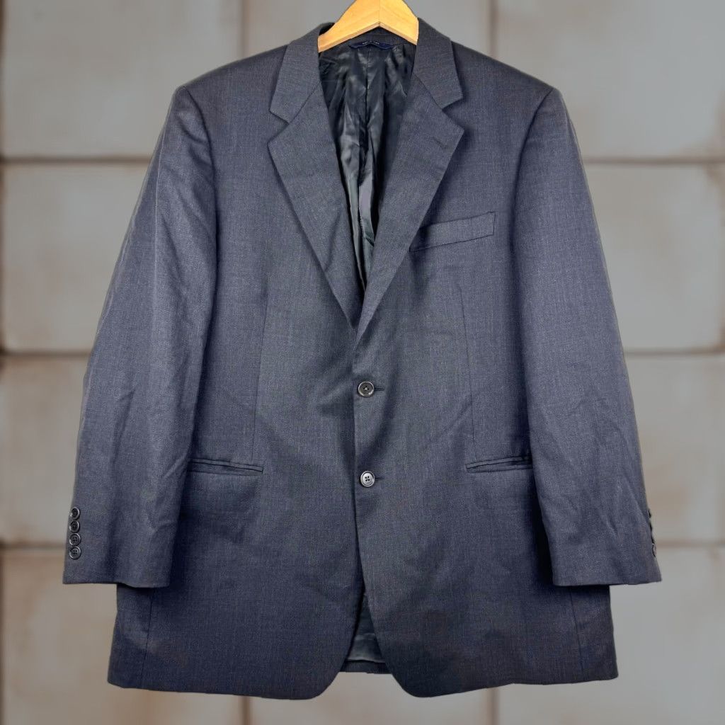 Brooks Brothers Brooks Brothers Blazer Wool 2 Piece Charcoal Mens 43R Classic 38 Waist Made in Italy Size 38R - 1 Thumbnail