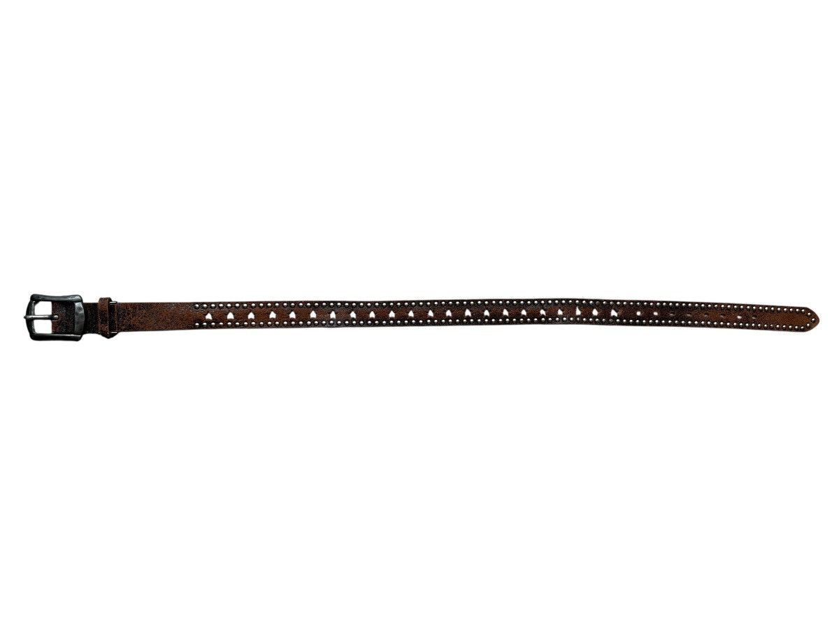 Vintage Vintage 90s Studded Leather Belt Size ONE SIZE - 2 Thumbnail