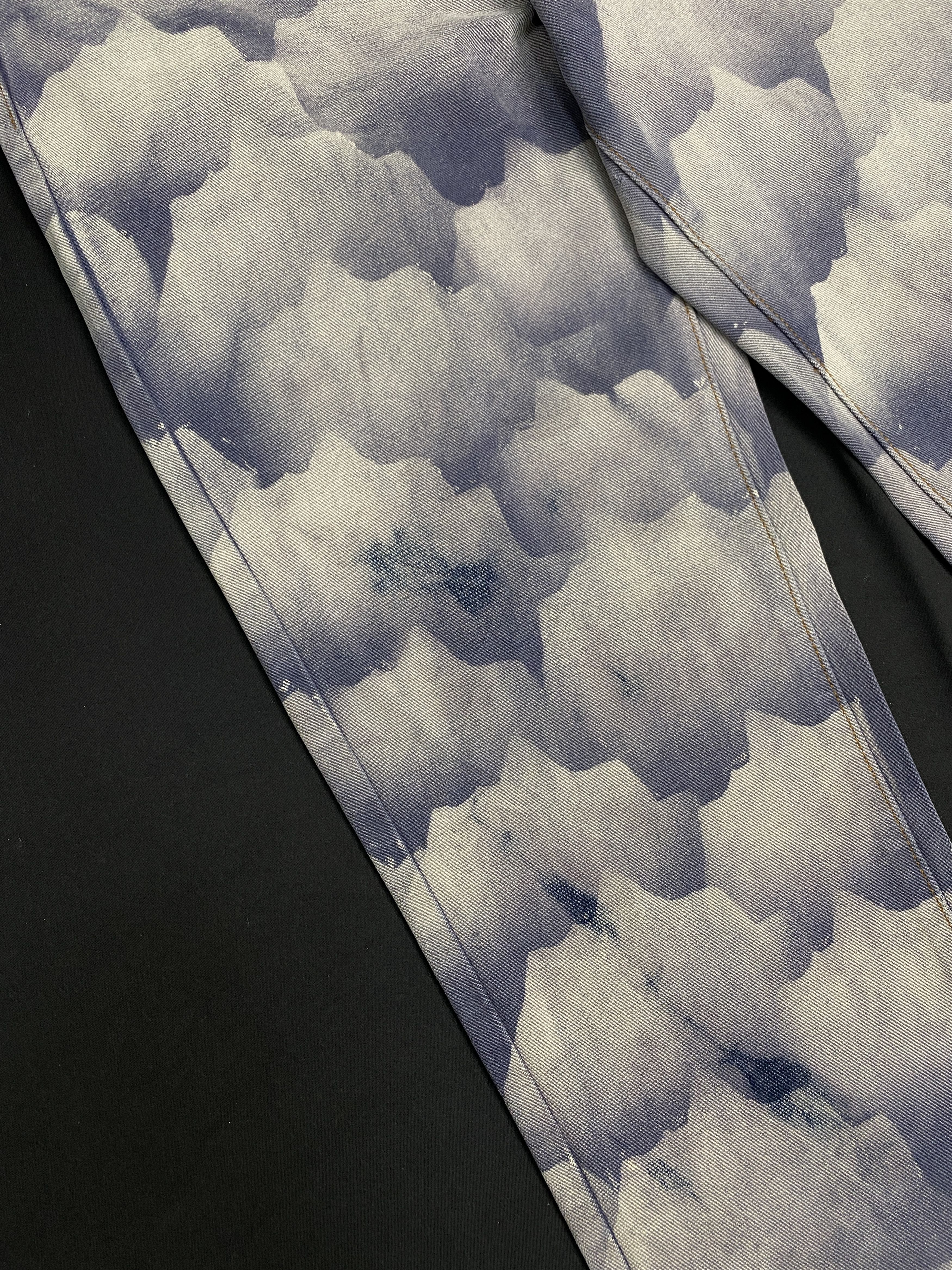 Other Deadstock 1OF1 Cloud Graphic Denim Pants Small Size US 28 / EU 44 - 5 Thumbnail