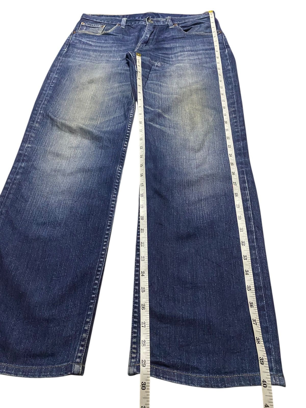 Levi's Vintage Clothing Vintage Levis 502 Mud Wash Distressed Loose Jeans Size US 33 - 12 Thumbnail