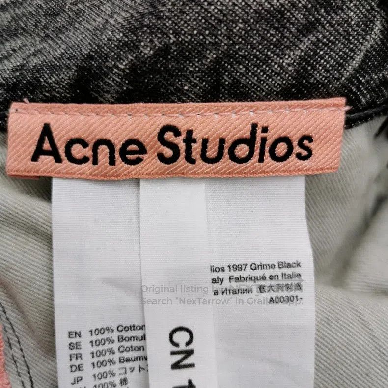 Acne Studios Acne Studios 100% Cotton Solid Color Denim Pants Size US 30 / EU 46 - 5 Thumbnail