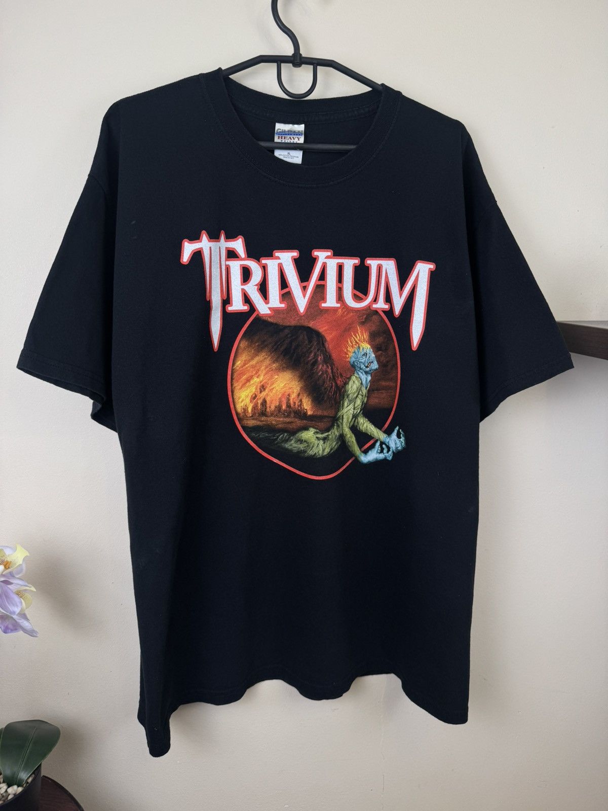 Other Vintage Trivium T shirt 2005 Ascendancy Rock Band Black XL Size US XL / EU 56 / 4 - 9 Thumbnail