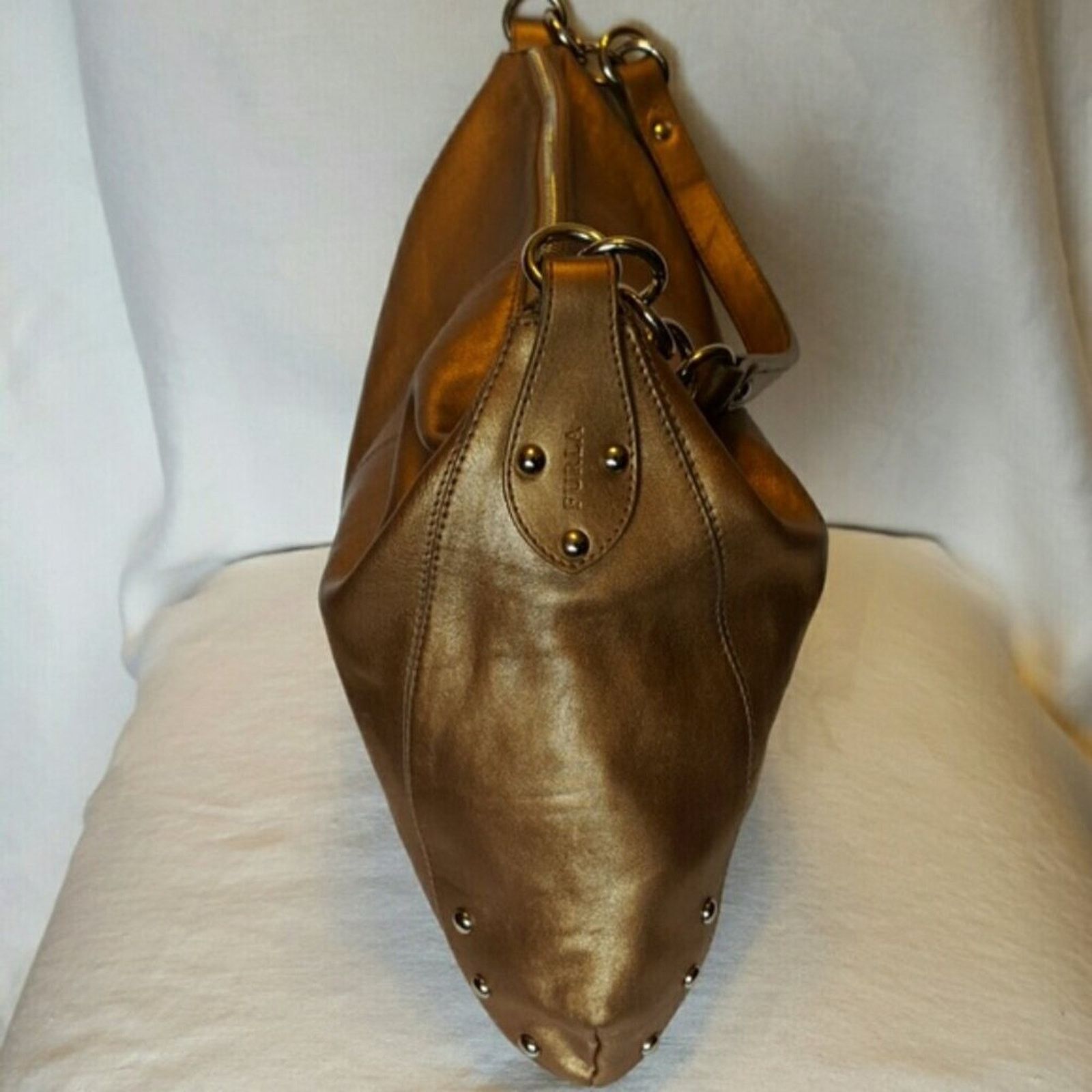 Furla Vintage Made in ITALY Furla Leather Hobo Shoulder Bag Size ONE SIZE - 5 Thumbnail