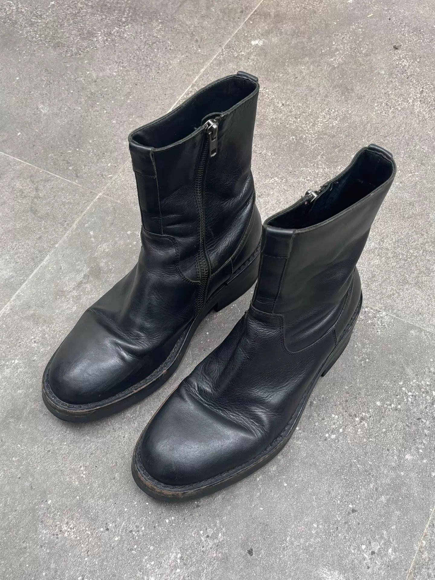 Ann Demeulemeester Ann Demeulemeester AW2011 Side-Zip Military Boot 37 Size US 6.5 / IT 36.5 - 5 Thumbnail