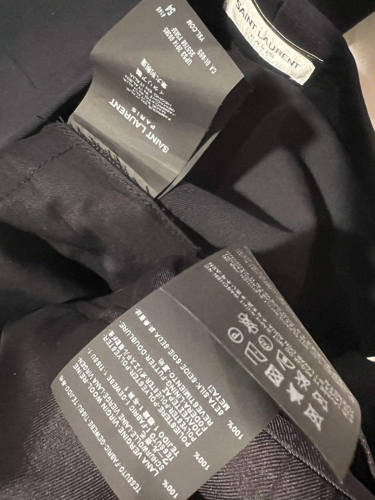 Saint Laurent Paris Saint Laurent Hedi Slimane tuxedo suit. 54/L. $3100 Size 44R - 11 Thumbnail