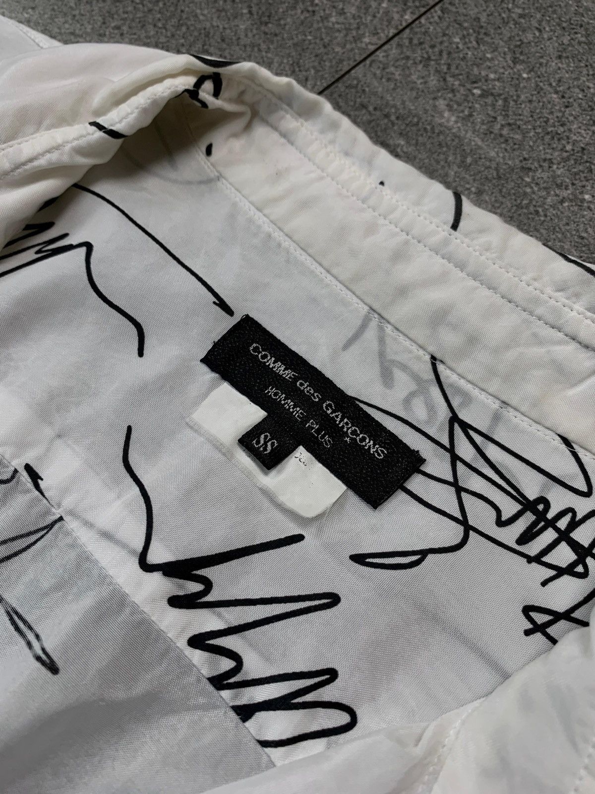 Comme des Garcons Homme Plus FREE IMPORT TAX 2005 Rolling Stones Collabs Silk Shirt Size US M / EU 48-50 / 2 - 7 Thumbnail
