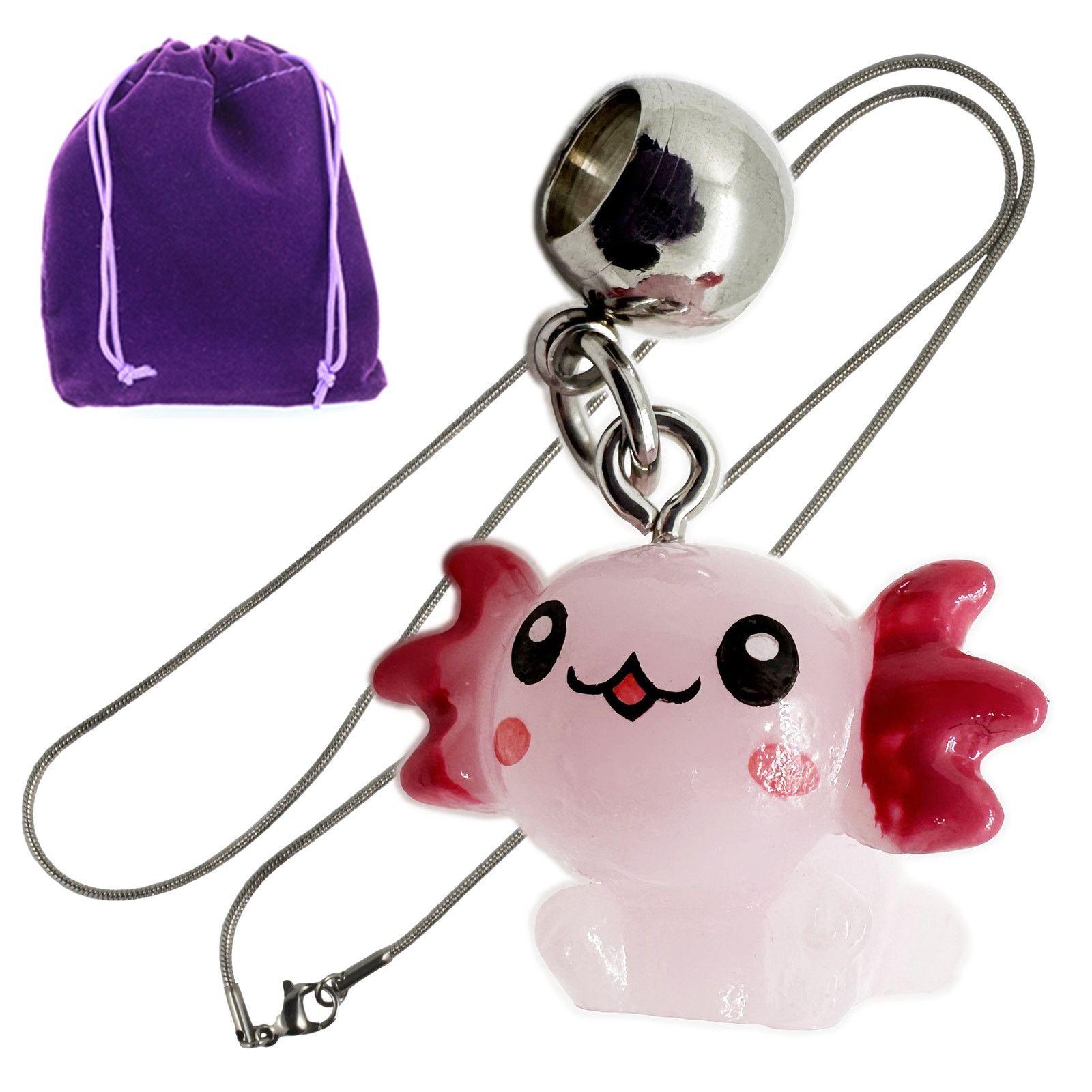 & Other Stories Axolotl Marine Creature Necklace Pendant Jewelry Size ONE SIZE - 1 Thumbnail