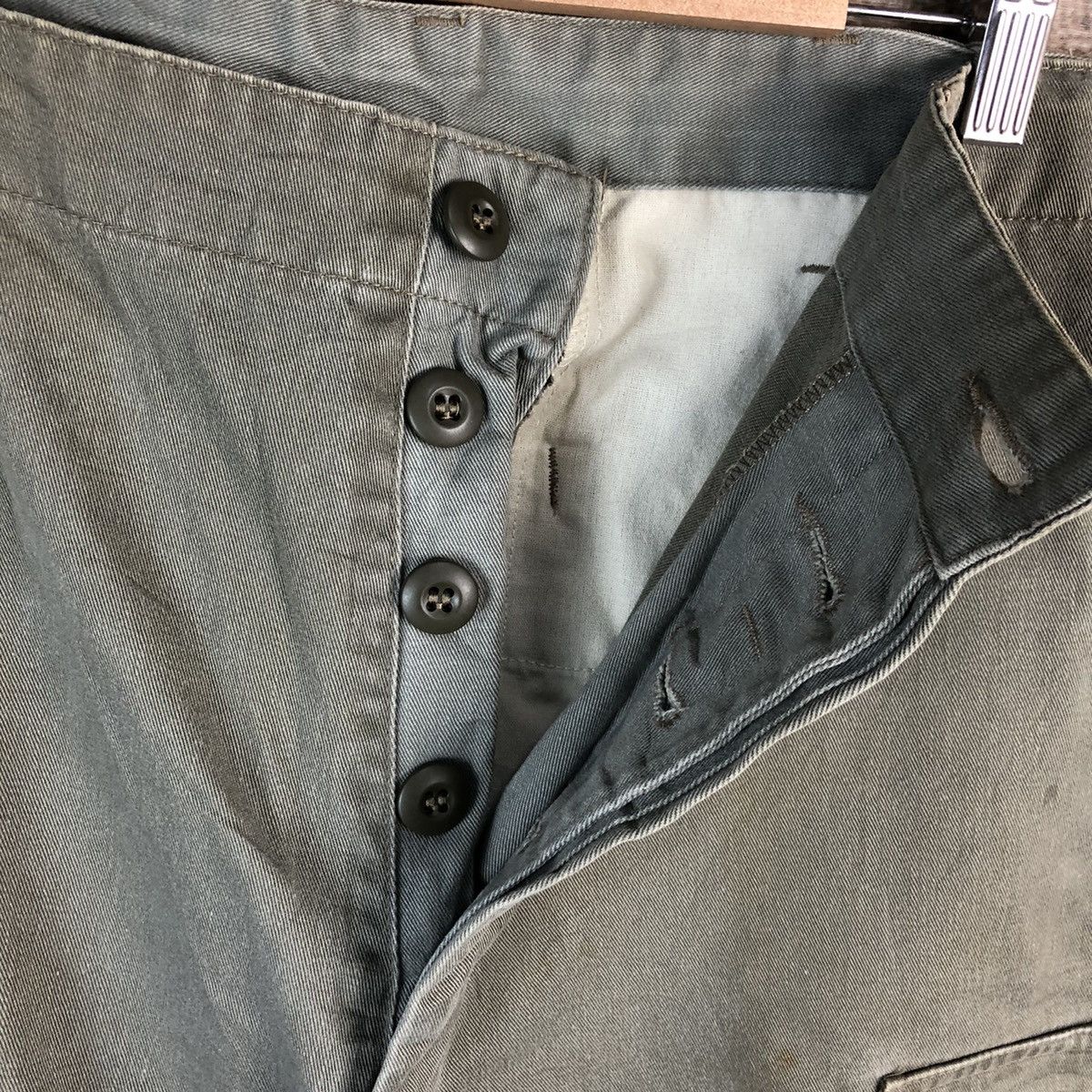 Post Overalls D Post Oalls Green Cargo Multipocket Pants #A2560 Size US 34 / EU 50 - 14 Thumbnail