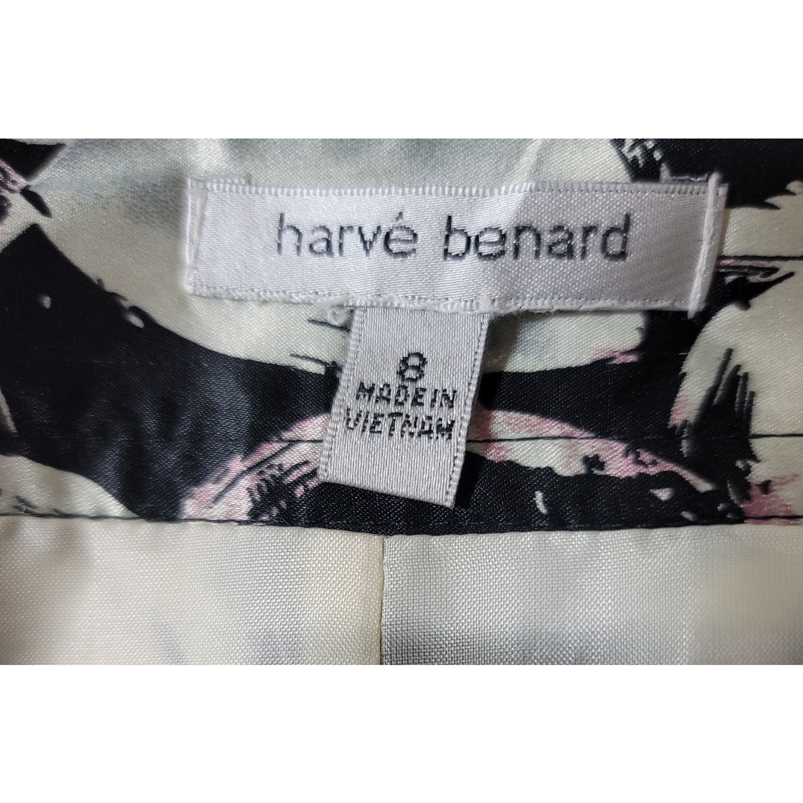 Harve Benard Harve Benard Pink Black Geo Print A-Line Knee Length Skirt 8 Size 30" / US 8 / IT 44 - 4 Thumbnail