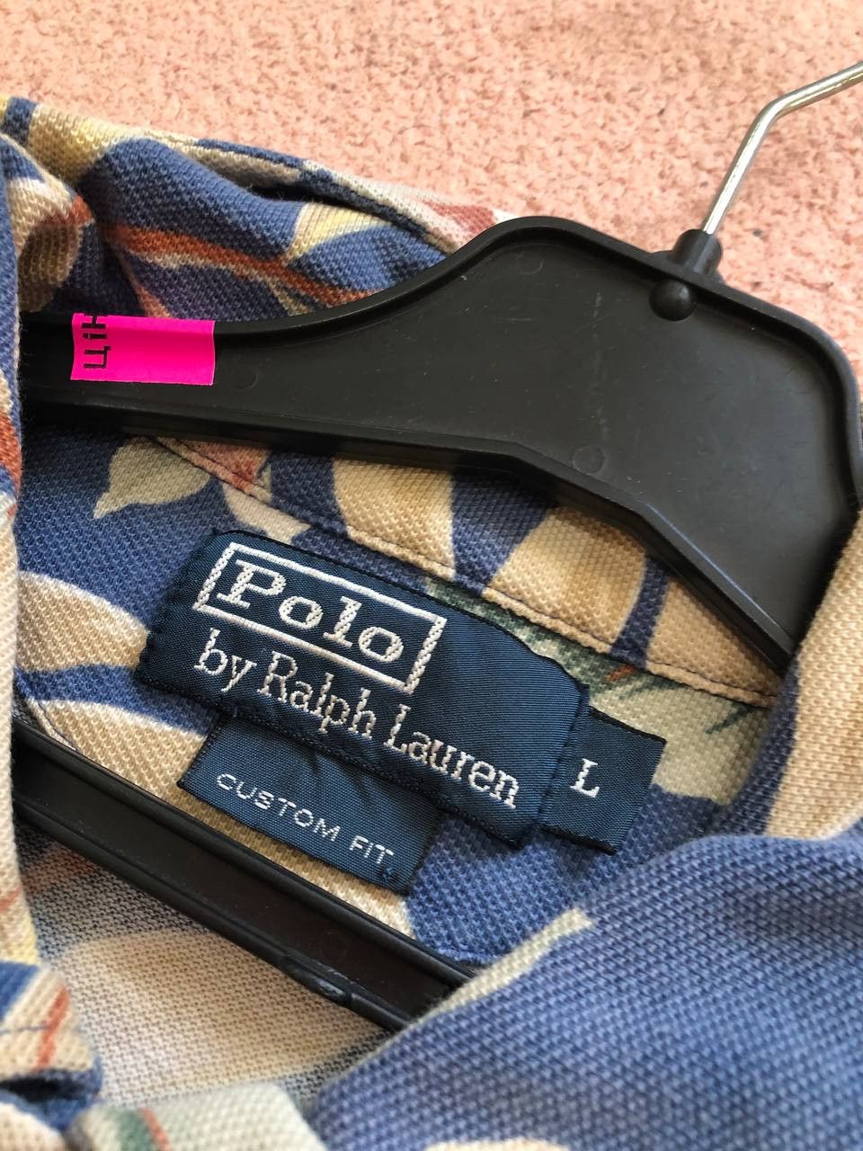 Polo Ralph Lauren Vintage Polo Ralph Lauren Custom Fit Flower Print Shirt Size US L / EU 52-54 / 3 - 2 Thumbnail