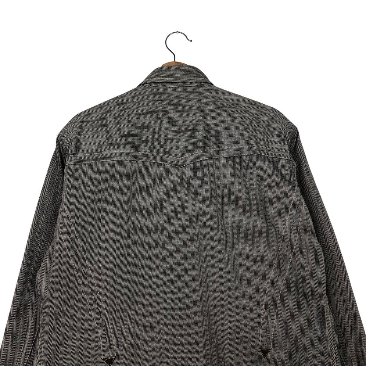 Beams Plus Vintage Wool Herringbone Biker Jacket Cei Beams Issey Miyake Size US L / EU 52-54 / 3 - 10 Thumbnail