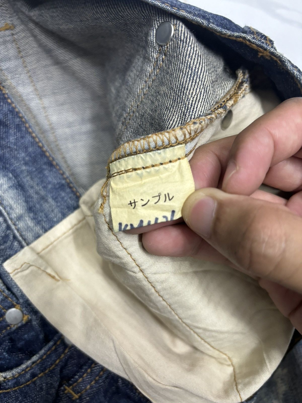 14th Addiction 🔥KMRII STYLE JAPANESE UNBRANDED SLIM FIT DENIM JEANS Size US 32 / EU 48 - 10 Thumbnail
