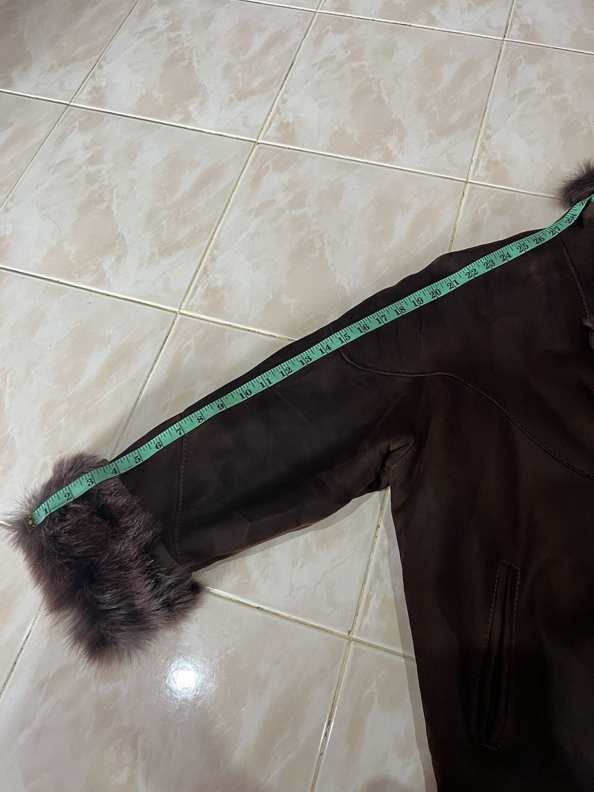 Other 🔥 Lamb leather Real fur lined coat Size M / US 6-8 / IT 42-44 - 6 Thumbnail