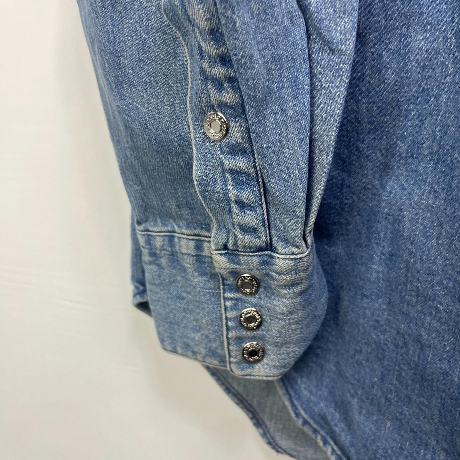 Polo Ralph Lauren Vintage Polo Ralph Lauren Country Denim Snap Button Up Shirt Size US L / EU 52-54 / 3 - 10 Thumbnail