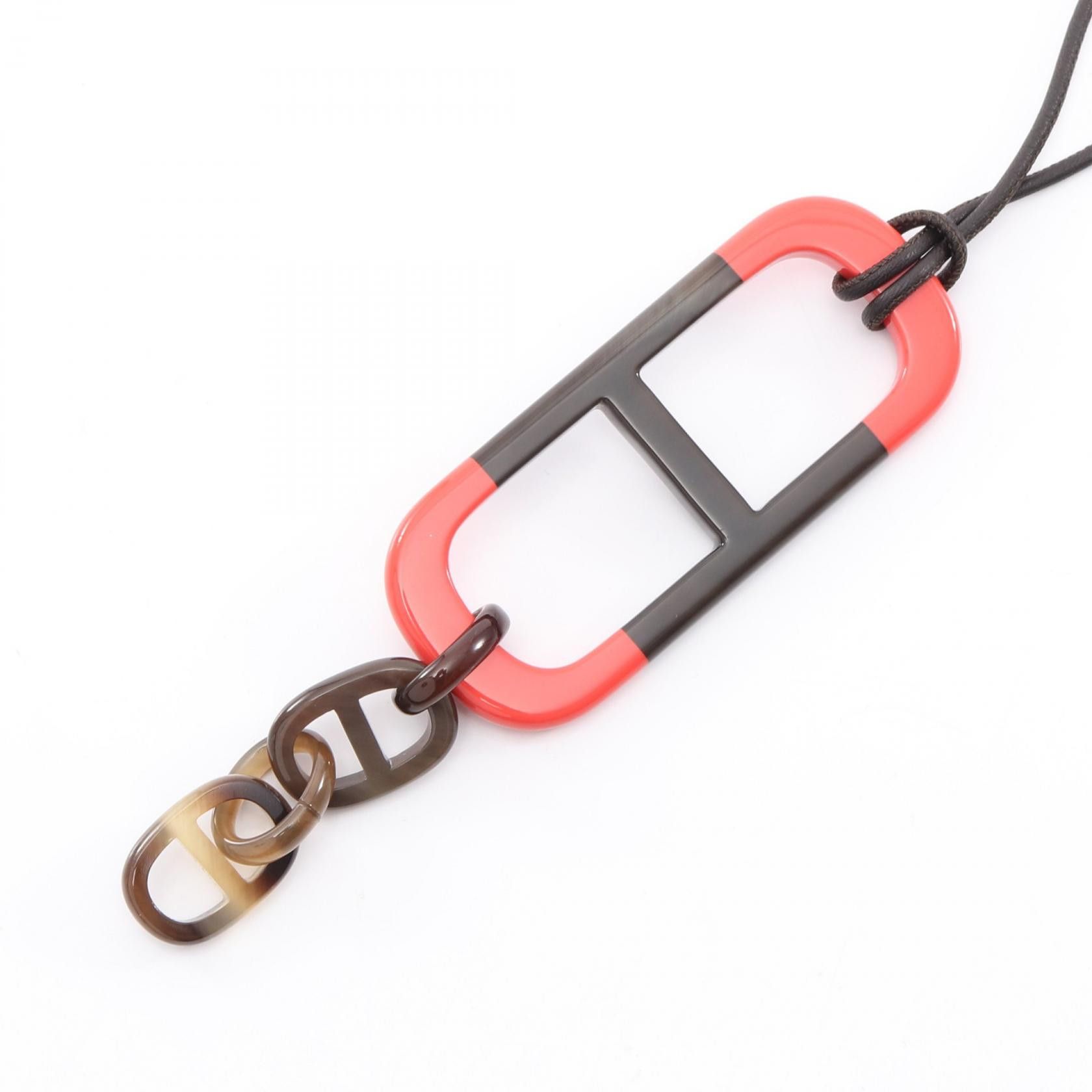 Hermes Hermes Hermes Amar Buffalo Horn Leather Necklace Leather Necklace DUTY FREE for USA Size ONE SIZE - 1 Thumbnail